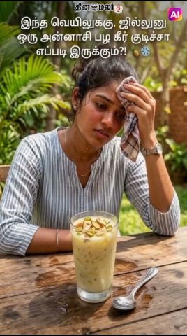 வெயிலுக்கு இதமா ஜில்லுனு அன்னாசி பழ கீர்