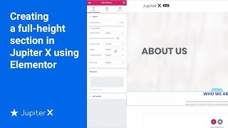 Full-height sections - WordPress Websites For Businesses, Artists 