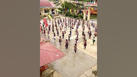 Bài múa sinh tiền trường THCS xã Cán Cấu