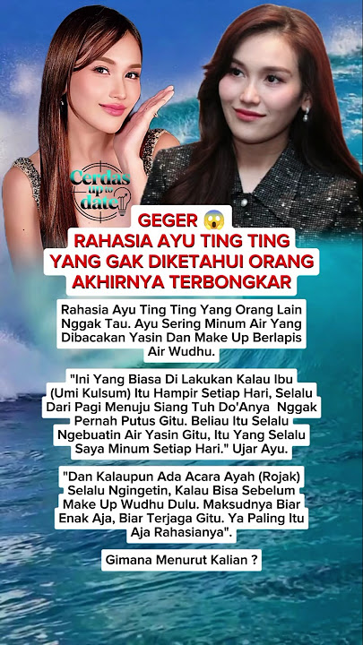 GEGER 😱 Rahasia Ayu Ting Ting Akhirnya Terbongkar
