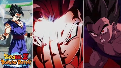 LR Ultimate Gohan Intro + Super Attacks, OST, Beast Gohan Active Skill + Win Screen | Dokkan Battle