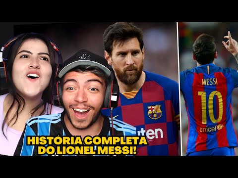 CONHECENDO a história do EXTRAORDINÁRIO LEIONEL MESSI | REACT