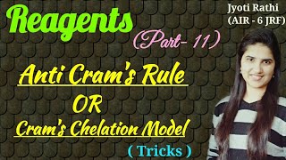 Cram's Chelation model|Cram's chelate rule| Cram's Chelation|Anti-Cram's rule in stereochemistry