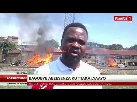 Agabuutikidde Ab'eggaali y'omukka bagobye abeesennza ku ttaka ly'eggaali y'omukka