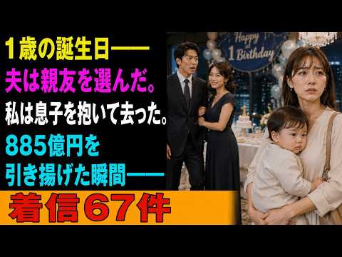 1歳の誕生日――夫は親友を選んだ。私は息子を抱いて去った。885億円を引き揚げた瞬間――着信67件