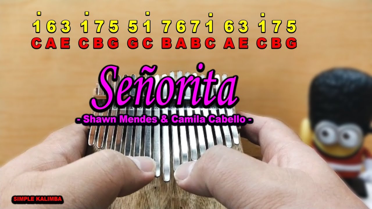 Senorita by Shawn Mendes and Camila Cabello  - Kalimba Easy Practice