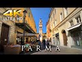 4K WALKING TOUR IN PARMA Italy | Afternoon Walking Tour in Downtown Oldtown City Center (60fps)