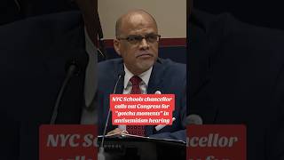 NYC Schools chancellor calls out Congress for "gotcha moments" in antisemitism hearing #shorts