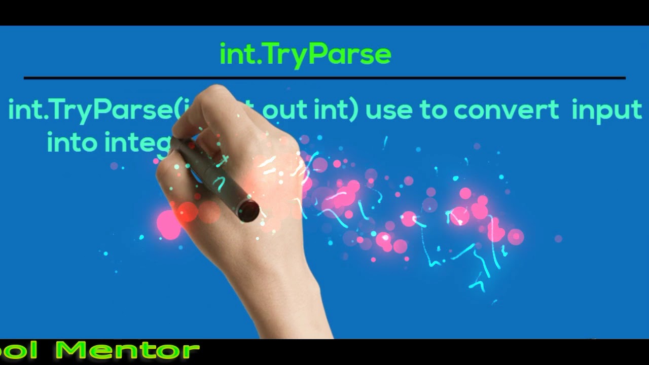 Tryparse c. TRYPARSE C#. TRYPARSE. INT parse c#. INT.TRYPARSE(PLAYERINPUT, out number);.