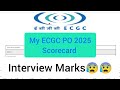 My ECGC PO Scorecard l #aptitudecorner #ecgc #ecgcpo2023 #ecgcpo #bank 