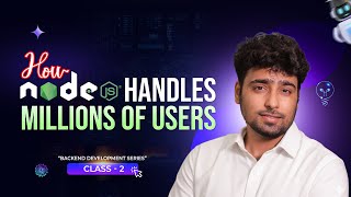 Node.js Full Course Day 2 | Event Loop in Node.js | How Node.js handles 10000 users at once