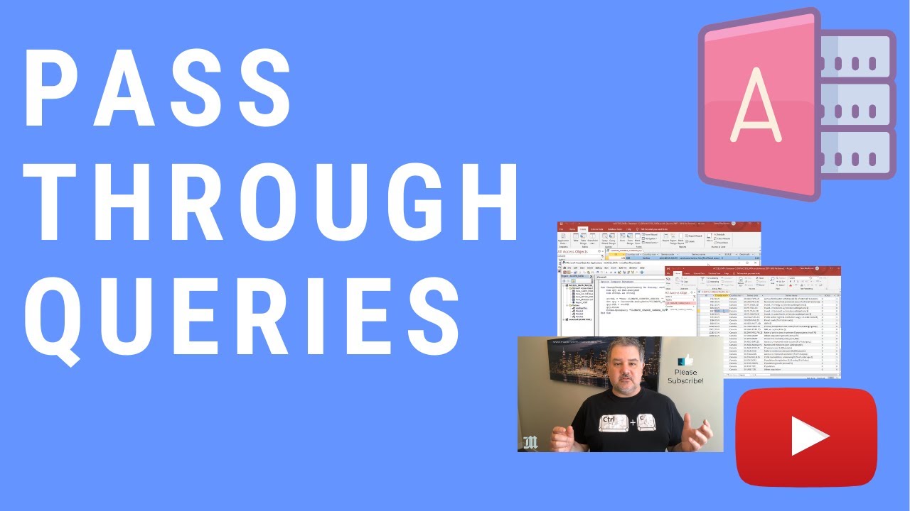  Update How to Use a Pass Through Query in MS Access - SQL Server Example