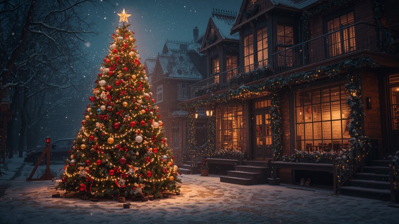 🎄 Winter Holiday Serenity • Relaxing Piano & Snow Ambience for a Quiet Christmas Night