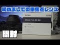 【カメラ】明るい単焦点レンズがついにきた！/SIGMA 30mm F1.4 Unboxing movie
