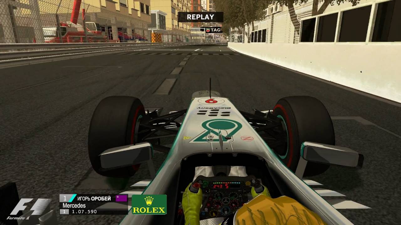 rFactor F1 WCP 2013 Gonki.ME - Monaco Circuit Hotlap by Igor Orobei