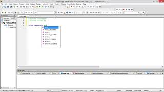 PROGRAM PENGULANGAN KATA (C++ IDE:Code Blocks)