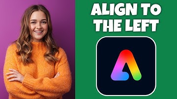 How To Align Text To The Left In Adobe Express | Adobe Express Tutorial