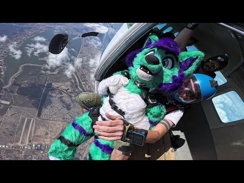 Skydiving In Fursuit!