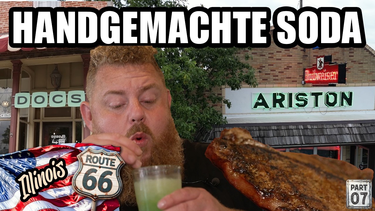 Route 66 RETRO-Food: Handgemachte Soda & T-Bone Steak
