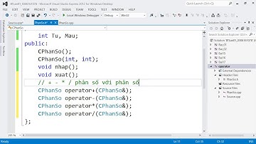 Operator Overloading - Nạp chồng toán tử trong C++ - Phần 1