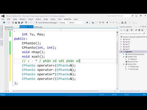 Operator Overloading - Nạp chồng toán tử trong C++ - Phần 1