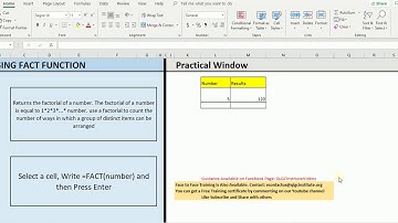 Master Excel Series Factorial Function - Become Excel Expert - TheQLGConsultants