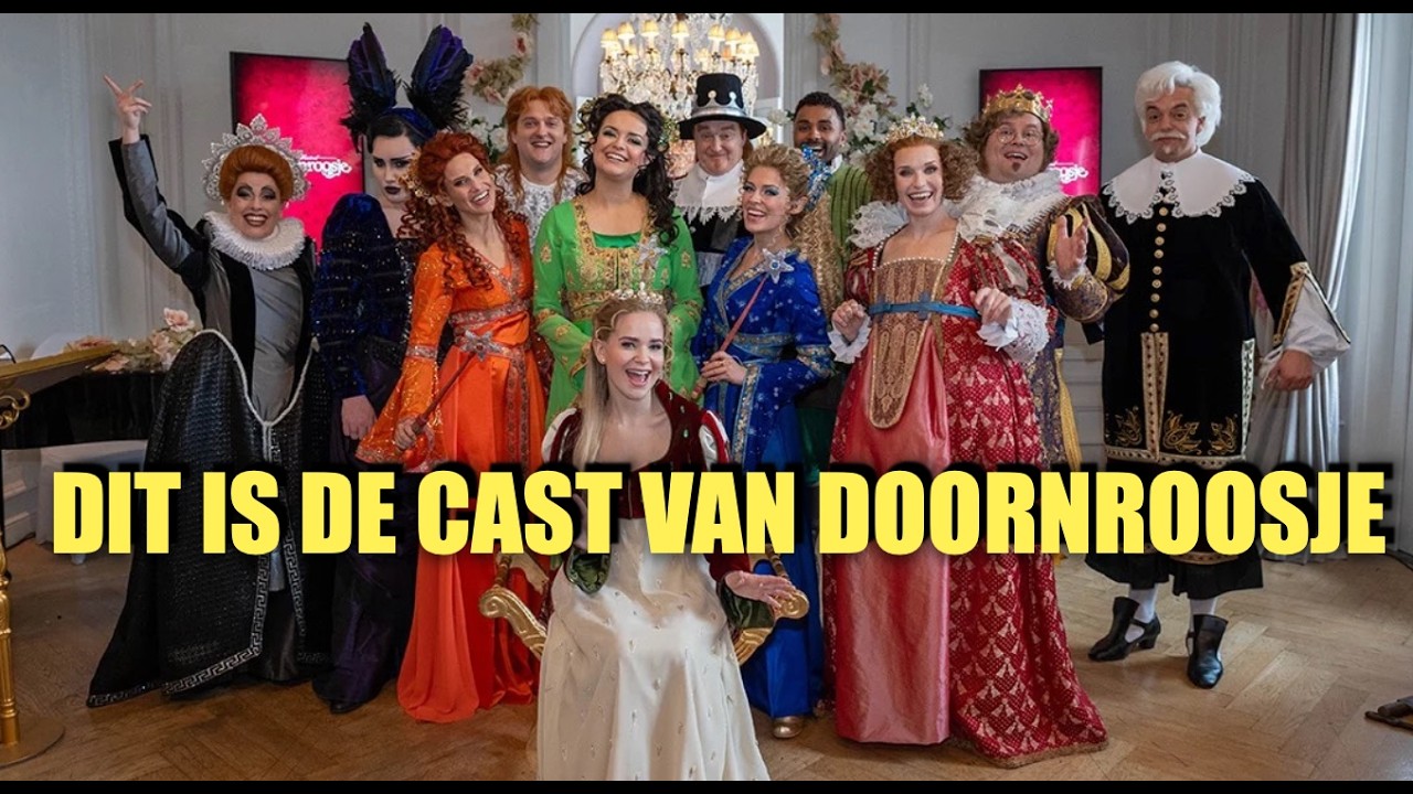 Dit is de cast van Doornroosje de Musical van Studio 100