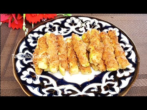 Кабачки вкуснее мяса, никто не верит что я готовлю их так просто! Быстро и просто из кабачков рецепт