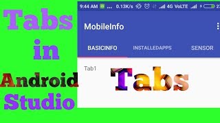 Tabs in Android Studio | How ro create tabs in Android studio Like whats App? screenshot 5