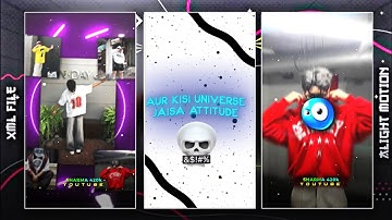 🤬JH@T SI SAKAL AUR ATTITUDE 😈BOY 2 LINE ATTITUDE XML😎 New Attitude Xml File 😈#xml #attitude