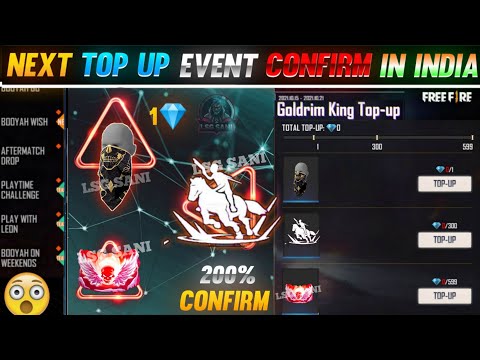 NEXT TOP UP EVENT | GOLDEN SCARF SPECIAL TOPUP EVENT | NEXT TOPUP EVENT FREE FIRE | NEW TOPUP EVENT