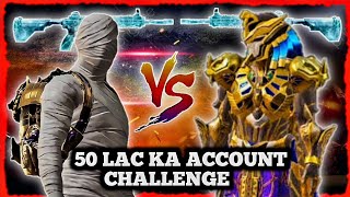 He Challenged Me For Fully Upgraded Account 😱 50 lac Account Challenge | 1 vs 1 Tdm | Pubg Mobile