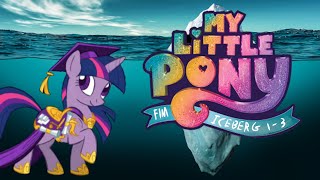 the COMPLETE My Little Pony: Friendship is Magic iceberg EXPLAINED (parts 1-3)