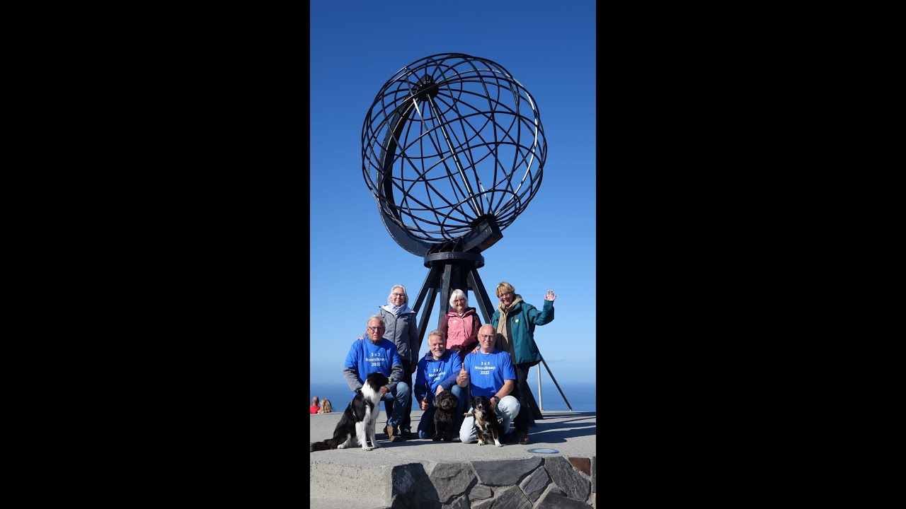 Noordkaap reis met 3 campers