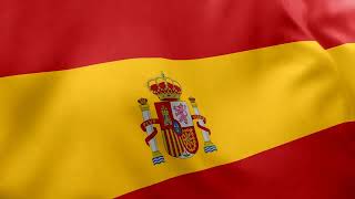 SPAIN - Waving Flag Loop 4K