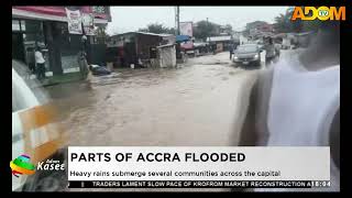Parts Of Accra Flooded: Heavy rains submerge several communities across the capital - Evening News