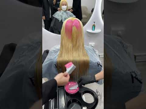 Video Nhuộm màu hồng trà ánh khói | Alin Hair Tv - youtube