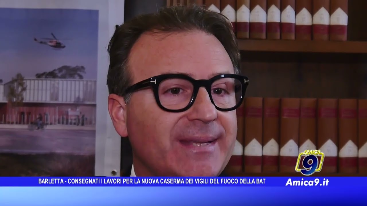 Barletta, consegnati i lavori per la nuova caserma dei vigili del fuoco della Bat
