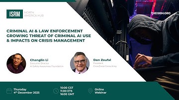 Criminal AI and Law Enforcement – Growing Threat of Criminal AI Use & Impacts on Crisis Management