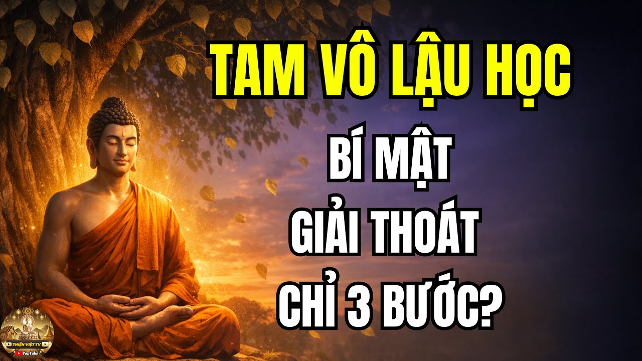 Tam Vô Lậu Học: Bí Mật Con Đường Giải Thoát Đức Phật Để Lại?
