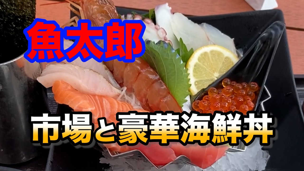 【魚太郎で豪華海鮮丼】知多半島魚太郎で満喫！手ぶらで楽しめるスポット　 市場と超！豪華海鮮丼