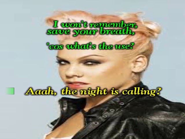 Karaoke Pink - Sober