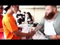 Action Bronson at HotNewHipHop Party Tent