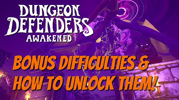 DDA - Bonus Difficulties & How to Unlock Them!