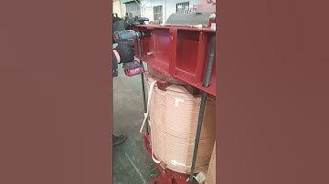 Fixed solid of the 6300kva power transformer iron core#powertransformers #powersupply #factory