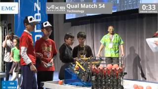 VEX Worlds 2016 - VEXIQ Elementary School - Technology - Qual 54 (15A 10586A) 149