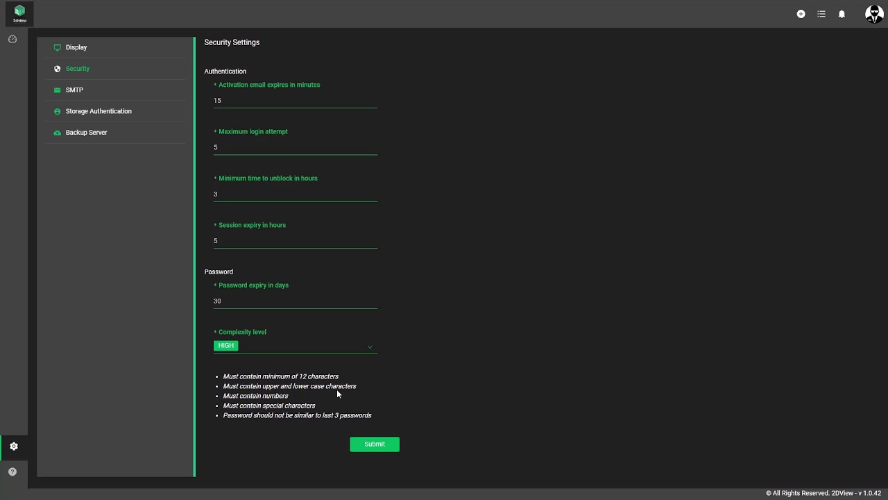 Admin Settings - YouTube