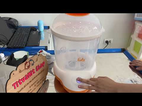 Video Review máy tiệt trùng sấy khô bình sữa Fatzbaby... - youtube