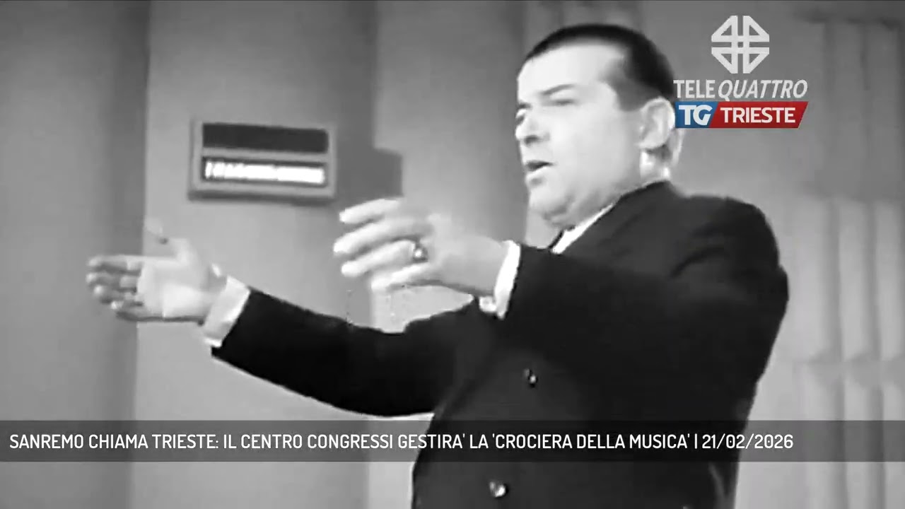 SANREMO CHIAMA TRIESTE: IL CENTRO CONGRESSI GESTIRA' LA 'CROCIERA DELLA MUSICA' | 21/02/2026
