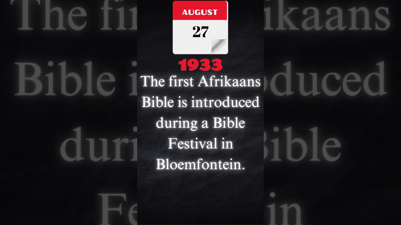 On this date in history: August 27